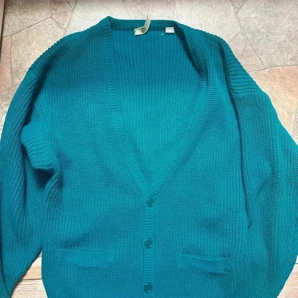 Vintage‎ Relay Men’s Knit Button Up Cardigan Size 40 - Picture 2 of 10